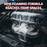THREE GUYS Engine Cleaner & Degreaser | Foaming Formula | German Engineered Fast-Dry Spray (250ml)