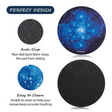 G7 Stitched Round Mouse Pad – Galaxy Design | 250×250×2mm