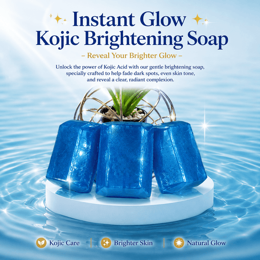 Instant Glow Kojic Brightening Soap | Skin Brightening, Dark Spot Care & Even Skin Tone | Daily Face & Body Soap