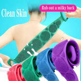 Double Side Bath Towel Scrubber (Random Color)