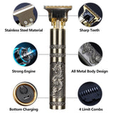 (Metal Body) T9 Electric Shaver Man Cordless Hair Beard Trimmer For Men Haircut Shaving Machine Tools Barber Accessories
