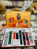 9+1 Z60 Ultra-2 Big Ips Display 49mm 8+Silicone Case Strap Bt Calling Smartwatch Always On Display With Ofitpro App Silver