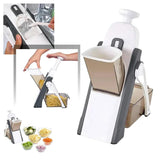 Mandoline Food Slicer Vegetable Cutter, Safe Food Chopper (Random Color)