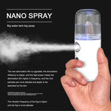 Portable Beauty Instrument Humidifier Easy To Carry  Spray Nano Spray Water Meter Steam Face Cold Spray (30 ml)