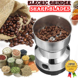 Nima Multi Purpose Electric Coffee Grinder 300WATT Automatic Coffee Spice Bean Grinder Stainless Steel
