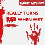 Bloody Bath Mat ,Color Changing Mat ,Horror Mat
