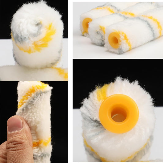 Mini Paint Roller Refill 4 Inch – High Quality Paint Roller Sleeve For Smooth Wall Finishing (10 PCs)