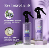 Bare Anatomy Rosemary & Rice Water Hair Growth Spray – 200ml | Strengthen & Thicken Hair | Made In India