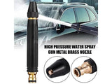 Stainless Steel High Pressure Water Spray Nozzle Durable Black Washer Nozzle