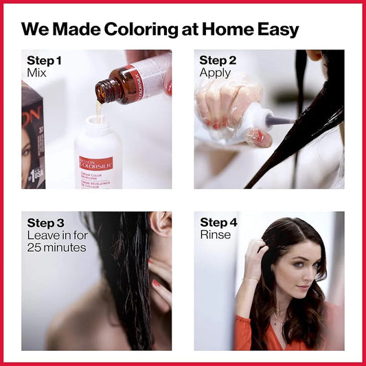 Revlon ColorSilk Hair Color #30 Dark Brown – Ammonia Free Permanent Hair Dye