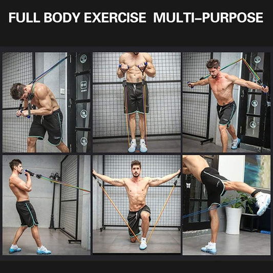 Power Resistance Band For Home Workout & Gym Training | Stretch Exercise Band For Fitness, Yoga & Muscle Strengthening