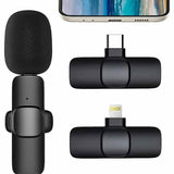 K11 2 IN 1 Collar Wireless Microphone Iphone/Android & Type C Supported