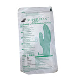 Super Max Powdered Latex Sterliz Gloves 1 Pair Examination Gloves
