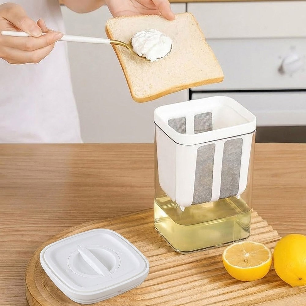 Multifunctional Yogurt Filter With Fine Mesh Strainer - Kitchen Utensil Designed For Straining And Food Preparation Routine