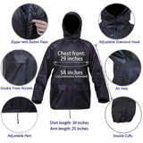 Rain Suit For Men Women Waterproof Lightweight Durable Comfortable Easy To Wear