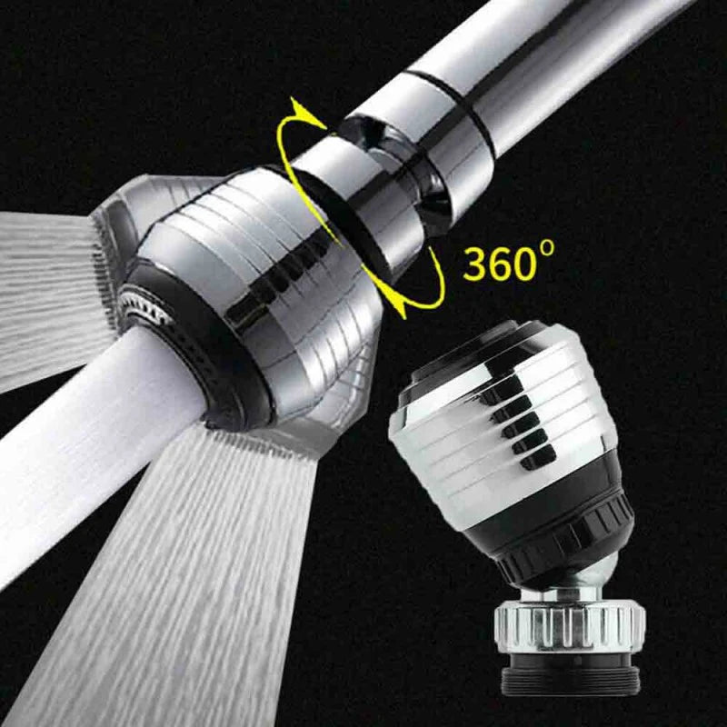 Multifunctional 360° water Faucet  Kitchen Sink Faucet Sprayer Water Saving Aerator 360 Degrees Rotatable