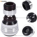 Multifunctional 360° water Faucet  Kitchen Sink Faucet Sprayer Water Saving Aerator 360 Degrees Rotatable