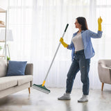 3 In 1 Floor Scrub Brush With Long Handle / Household Cleaning Brush (Random Color)