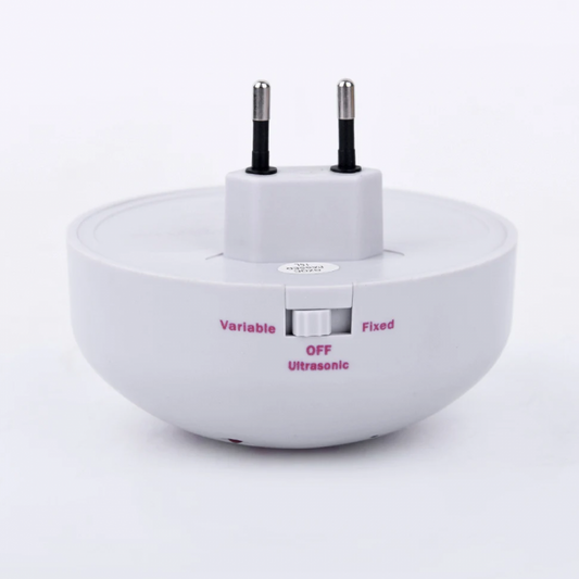 (Round Shape) Super Ultrasonic Mouse & Mosquito Repeller For Homes And Apartments