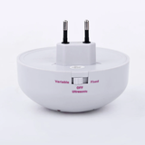 (Round Shape) Super Ultrasonic Mouse & Mosquito Repeller For Homes And Apartments