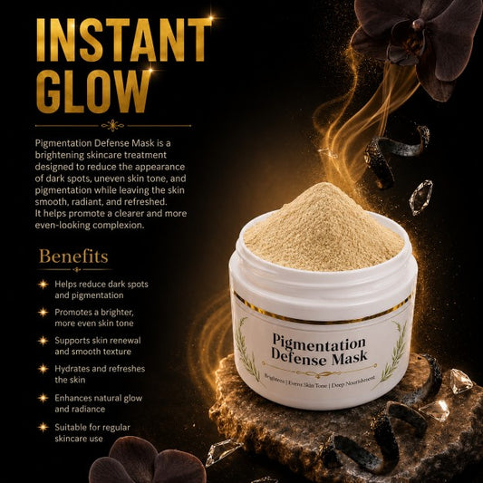 Pigmentation Defense Face Mask 50g – Natural Brightening Mask For Dark Spots, Uneven Skin Tone & Healthy Glow