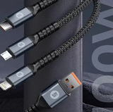 3-In-1 Charge & Sync Cable | Fast Charging + Data Transfer + Multi-Device Compatibility