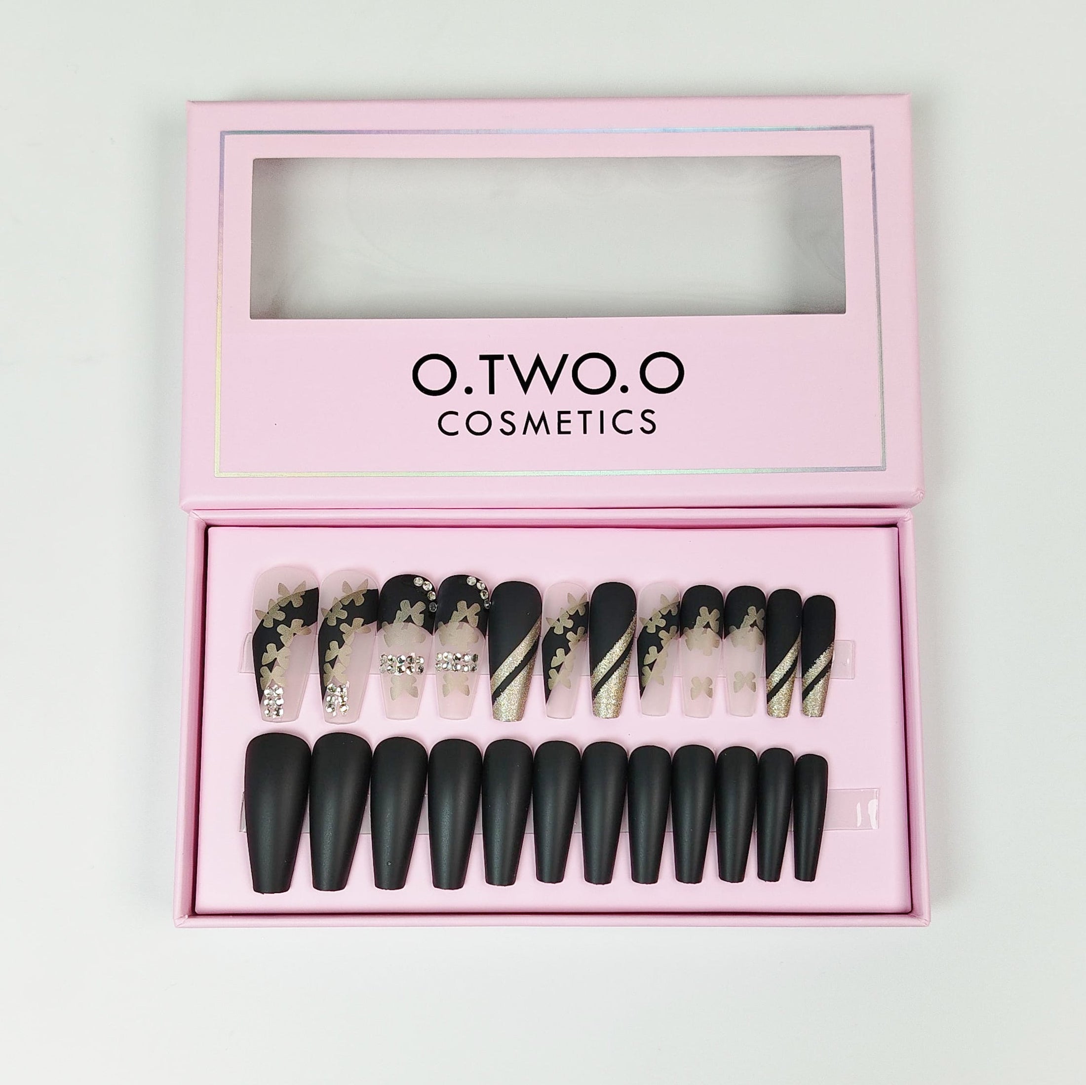 24 Pcs O.TWAO.O Nails | Bold, Glossy & Long-Lasting Finish | Best Quality Nails For Women
