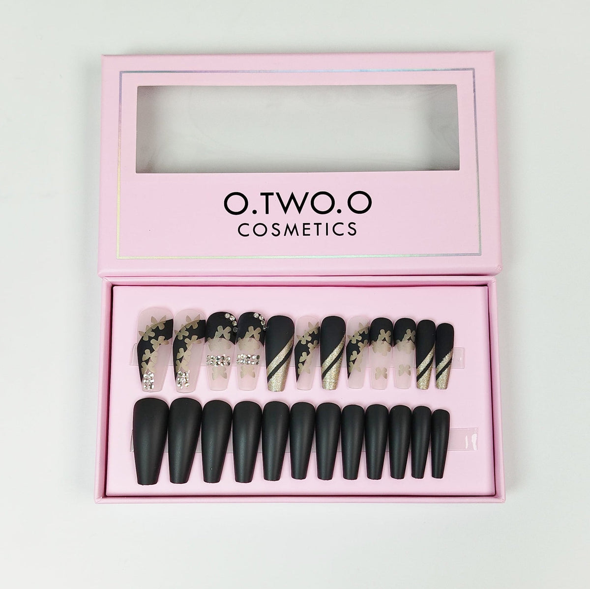 24 Pcs O.TWAO.O Nails | Bold, Glossy & Long-Lasting Finish | Best Quality Nails For Women