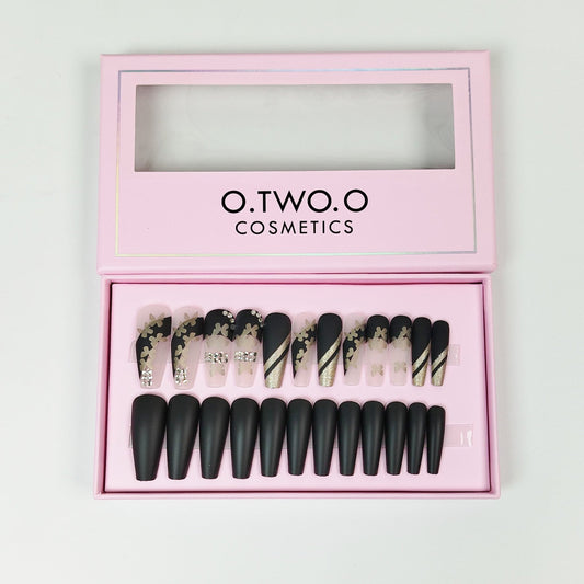 24 Pcs O.TWAO.O Nails | Bold, Glossy & Long-Lasting Finish | Best Quality Nails For Women