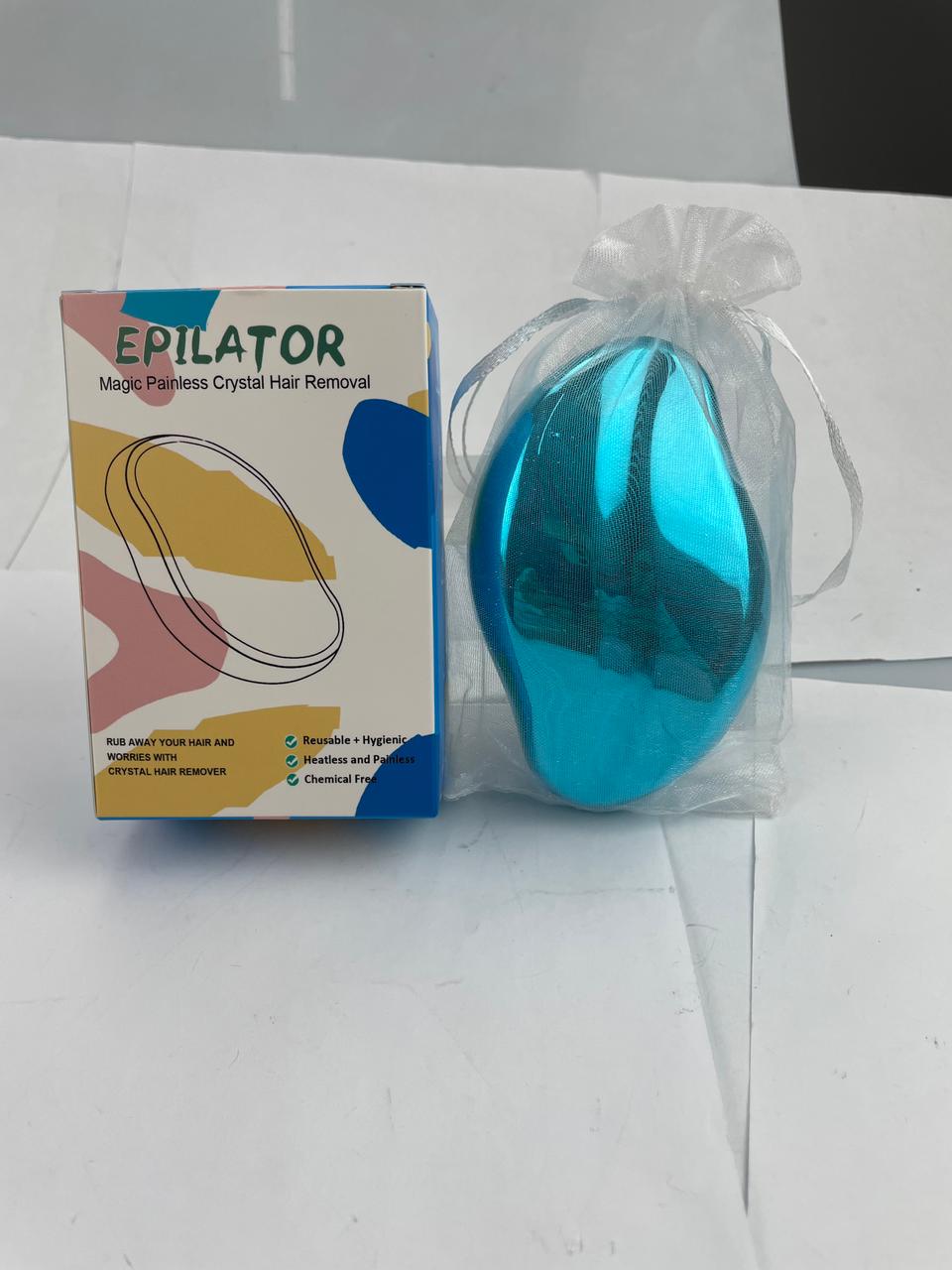 Bleame Crystal Hair Eraser – Painless Exfoliation Hair Removal Tool For Arms Legs Back – Apply To Any Part Of The Body – China (Random Color)Without Box