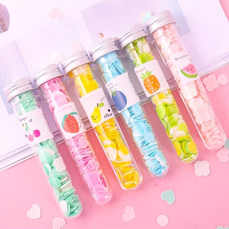 Portable Mini Paper Soap Sheets In Travel Tubes – Scented Disposable Hand Wash Flakes