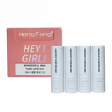 HengFang Hey Girl Mini Velvet Matte Lipstick Set | High Pigment Long-Lasting Lip Color | Pack Of 4 Shades