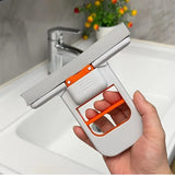 Foldable Desktop Mini Sponge Mop | Portable Wet & Dry Cleaning | Self‑Squeezing Mop For Kitchen, Bathroom, Car & Glass