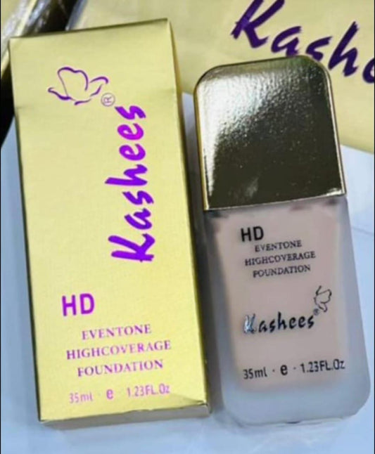 Kashees Gold HD Eventone High Coverage Creamy Foundation - 35ml