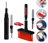 Soft Brush 5 In 1 Multi-Function Cleaning Tools Kit For Keyboard Earphone Cleaner Soft High-Density Brush Set (Random Color)