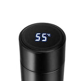 Temperature Display Indicator Insulated Stainless Steel Hot & Cold Flask Bottle (Random Color) (500 ML )