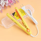 Mini Portable Hair Straightner / Air Smooth, Silky, Frizz-Free And Healthy. (With Packing Box) (Random Color)