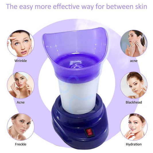 2 In1 Facial Steamer Inhaler Machine For Block Nose And Facial Usage With Inhaler Cap With Box Packing