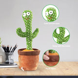 Dancing Cactus Talking Toy Tree Cactus Plush  toy With box