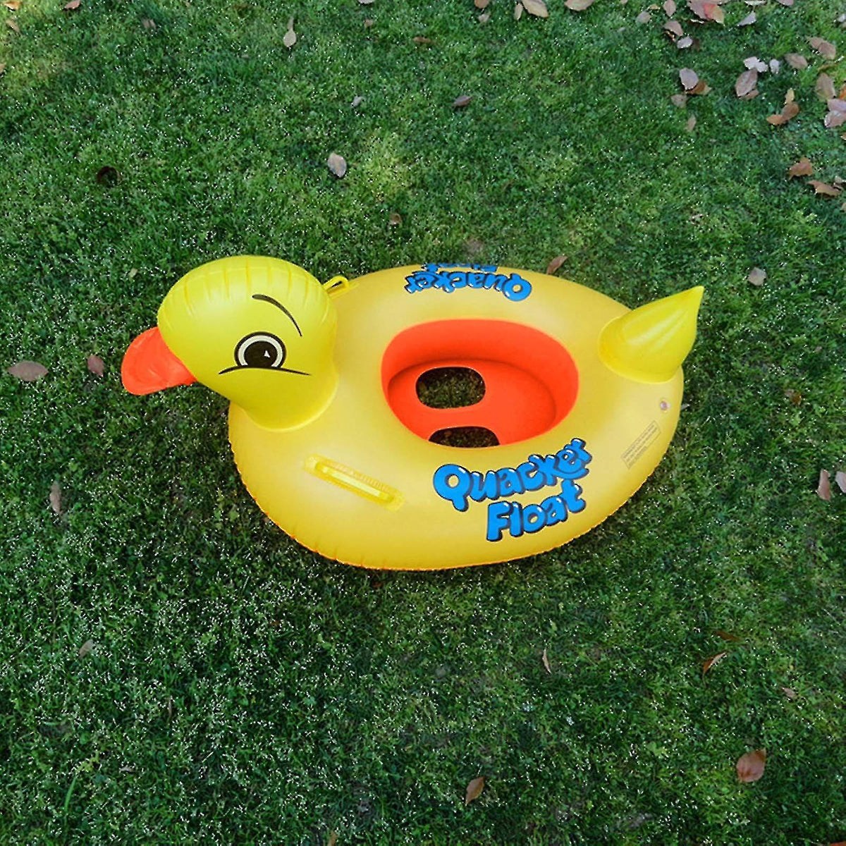 Duck Baby Floats Tube, Inflatable Duck Pool Float, Baby Floating Seat, Children Swim Ring, Kids Inflatable Floats, Yellow Duck Seat Boat For Toddler