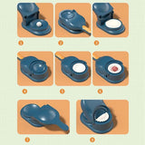 Combo Pack 2 In 1 Dumpling Maker + Dishwashing Rug | Best Samosa Maker & Metal Wire Dish Washing Rugs For Kitchen (Random Color)