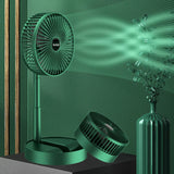 Rechargeable - Portable Telescopic Folding Fan Table Desk Fan | 3 Speeds Adjustable Height Fan (Random Color)