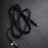 240W Ultra Fast USB-C To USB-C Charging Cable With Built-In Foldable Phone Stand – Premium Braided Data Cord