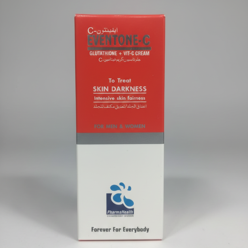 Eventone-C Glutathione & Vitamin C Cream – Intensive Skin Fairness & Dark Spot Care For Men & Women