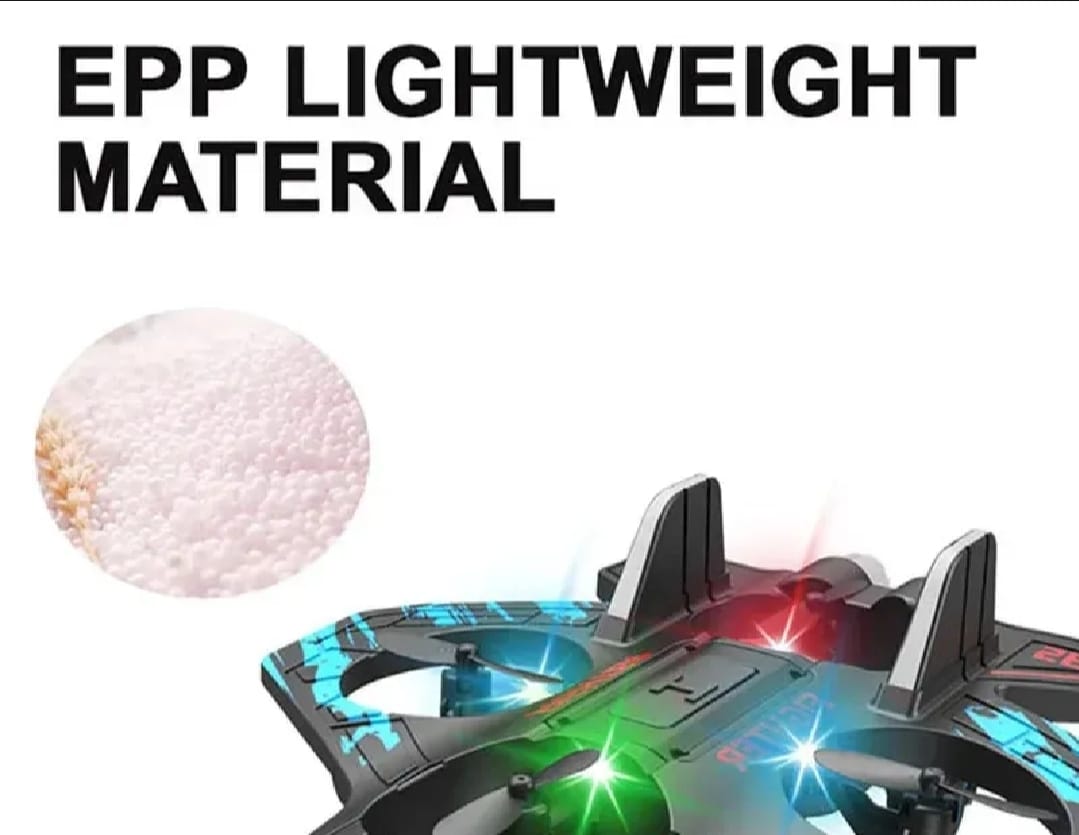 Premium RC Fighter Jet Plane – 2.4G Remote Control Foam Airplane Toy With Lights | High-Speed Glider | Helicopter Style Stunt Aircraft For Kids & Adults