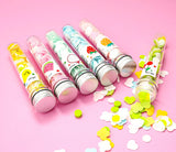 120pcs Disposable Paper Flower Soap Tube – Portable Handwash Sheets For Kids & Adults | Travel-Friendly Pocket Soap Flakes