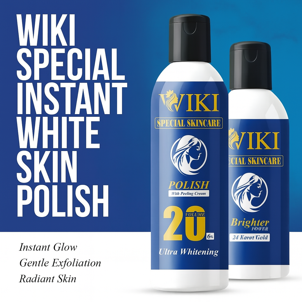 WIKI Special Skincare Brighter & 2 In 1 Polish With Peeling Cream – Ultra Whitening