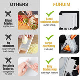 Mandoline Vegetable Cutter Slicer Chopper | Multi-function Cutter Vertical Vegetable Cutter Kitchen Shredder Grater single blade  (random color)