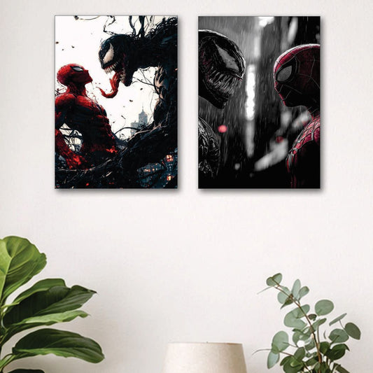 Set Of 2 Premium Wall Art Photo Tiles – Modern Home Decor Sets 8x11