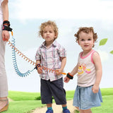 Anti Lost Child Lock | Anti-Lost Wrist Link - Baby Child Anti Lost Wrist Link Safety Harness Strap Hand Belt Band For Toddlers Wristband For Kids Loss Best For Umrah And Hajj, Travelling Purpose,Safe Secure (Random Color)